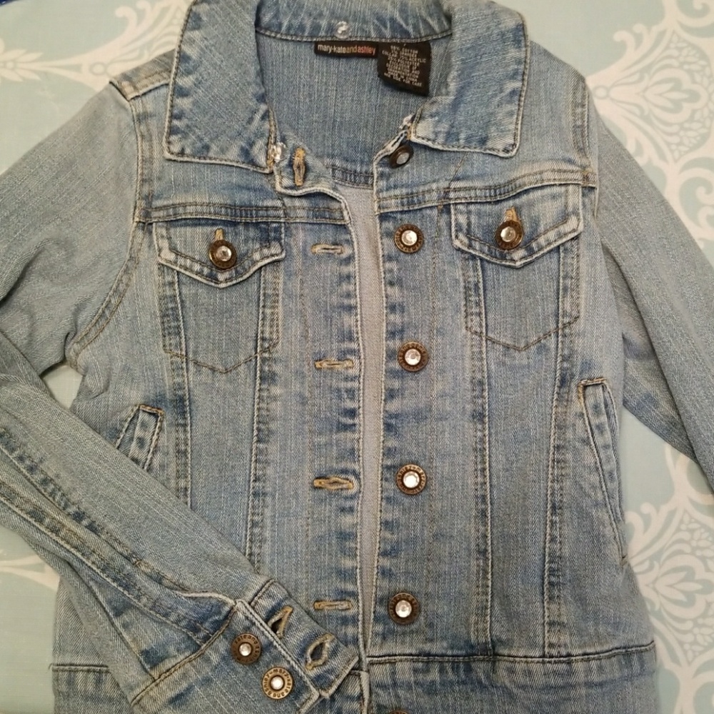 Girls lightwash denim jacket